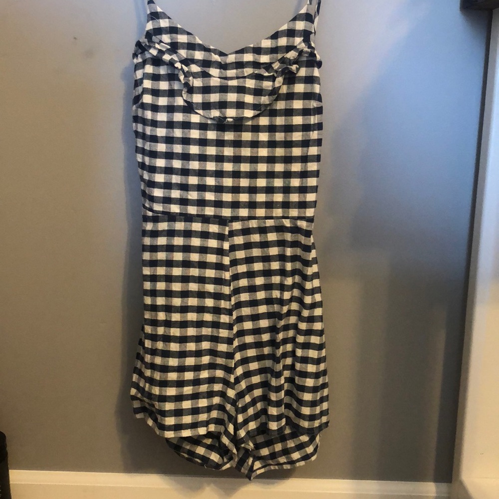 Gingham Romper